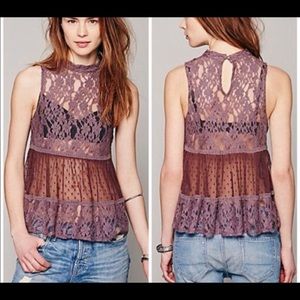 Free People Victorian Lace Top
